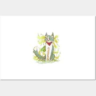 Collie garden Posters and Art